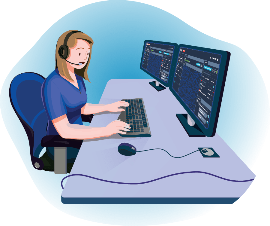 Dispatcher on Computer